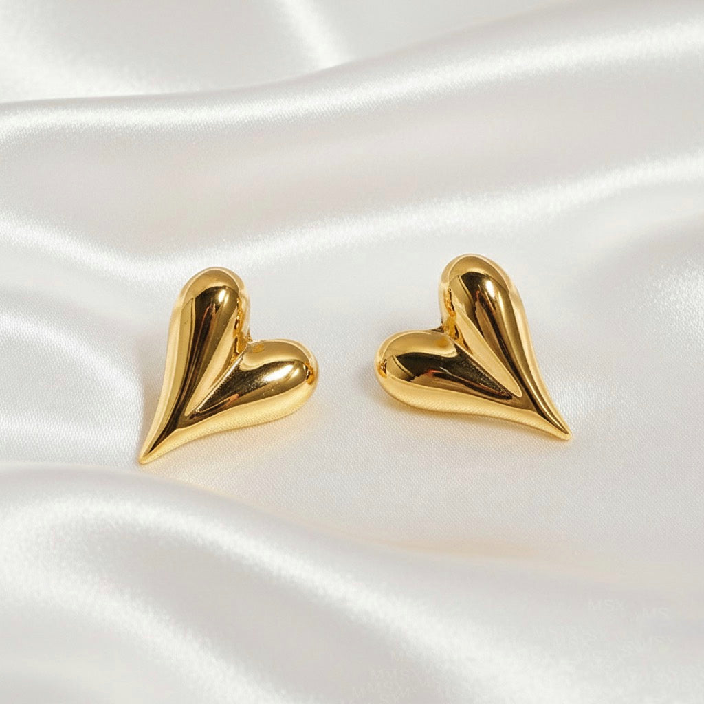 Heart Studs Earrings