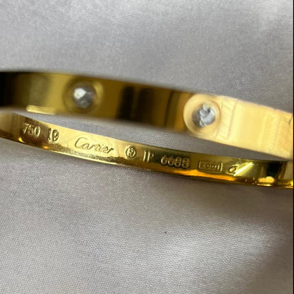 Crystal Love Bangle Bracelet