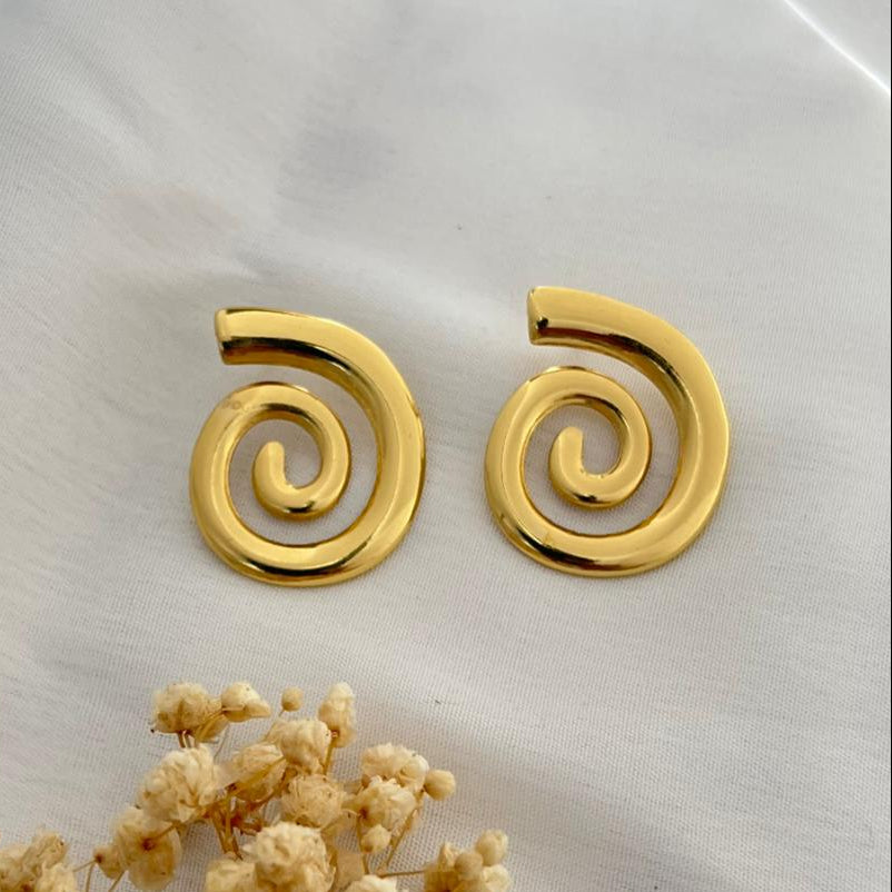 Spiral Studs Earrings