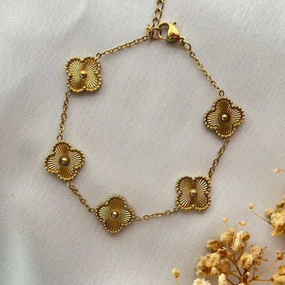 Golden Clover Bracelet