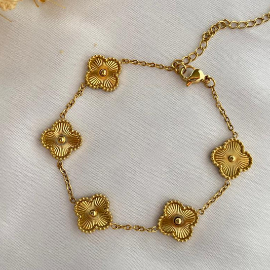 Golden Clover Bracelet
